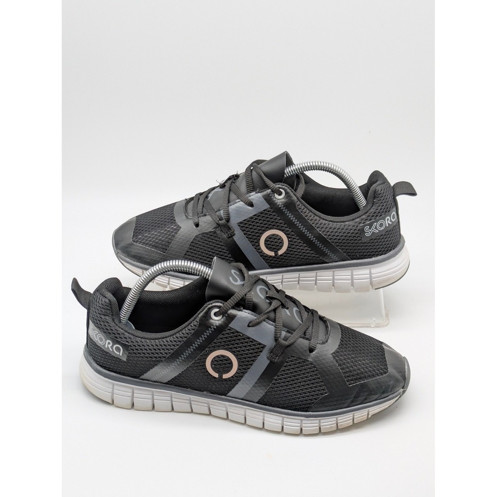 Skora Runner Womens Size 9 Black Minimalist Running Shoes Athletic Mesh